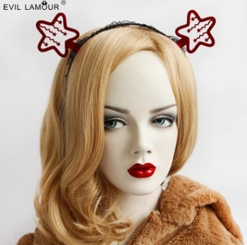 

Princess sweet lolita Hairbands Stars fashion playground Christmas activities Halloween personal adornment women hairband FG-92