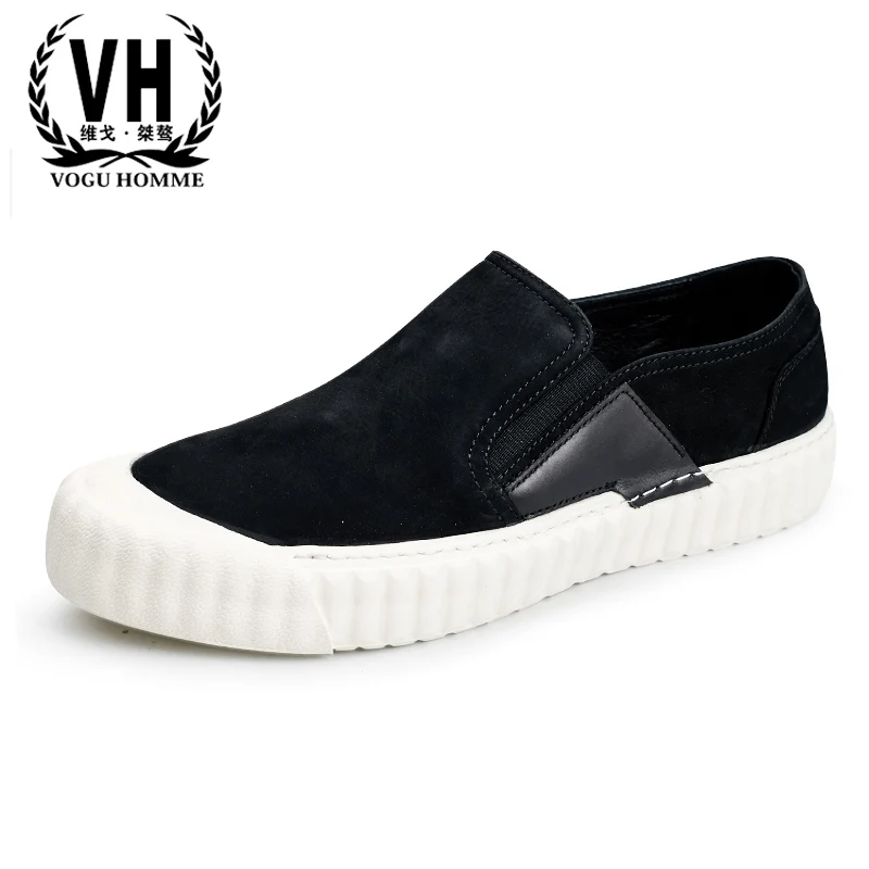 

The 2018 summer men's Genuine leather casual shoes British reto shoes retro lazy loafer shoes men Driving shoes soft sneaker