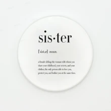 Кофе Чай пива Керамика Coaster Nordic черный, белый цвет дома мама любви девушке подарок Юмор Котировки чашка кафе Кухня аксессуары кружка Pad коврик