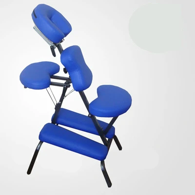 Портативное массажное кресло, домашнее кресло для физиотерапии, железное складное кресло из искусственной кожи, мягкая и Удобный табурет, стул для отдыха - Цвет: C