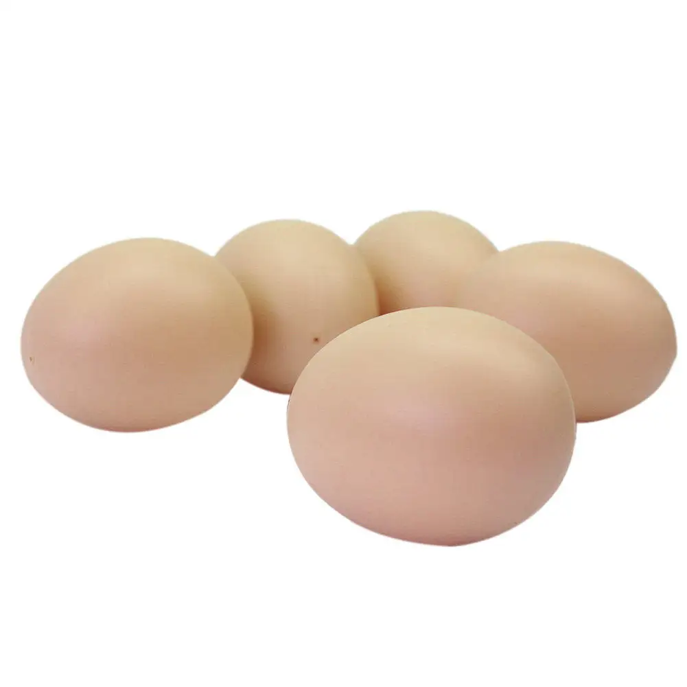 5 шт куриные птицы искусственные поддельные пластиковые яйца для курицы утиные, гусиные инкубационные инкубаторы