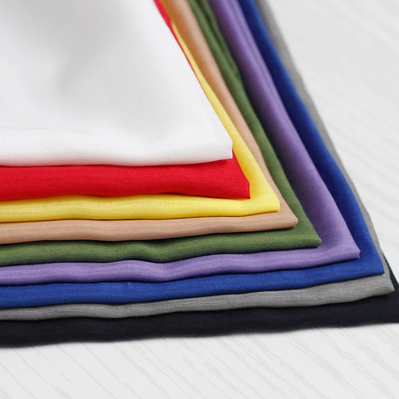 

9momme high quality silk cotton summer clothing lining DIY garment material 20 colors