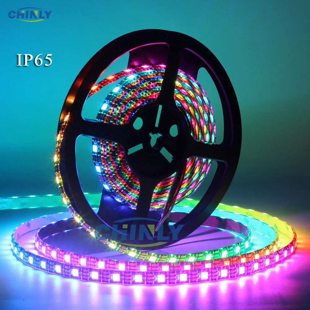 DC5V 1m/4m/5m WS2812B Smart led pixel strip,Black/White PCB,30/60/144 leds/m WS2812 IC;WS2812B/M 30/60/144 pixels,IP30/IP65/IP67
