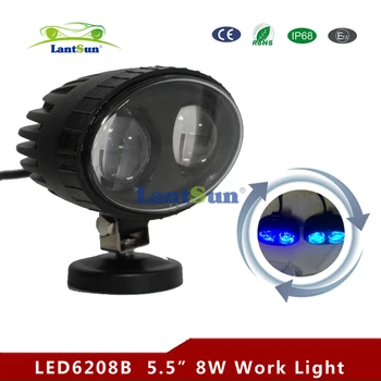

5.5 '' 8W Blue LED Light Spot Beam Forklift Safety Warning Light 1 PC SL6208 led light Car accessories auto products Lantsun