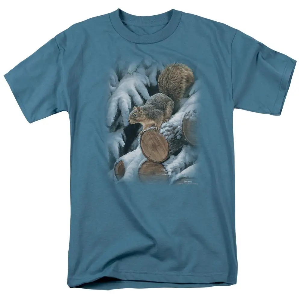 

Wildlife Wood Pile Squirrel Men's Regular Fit T-Shirt