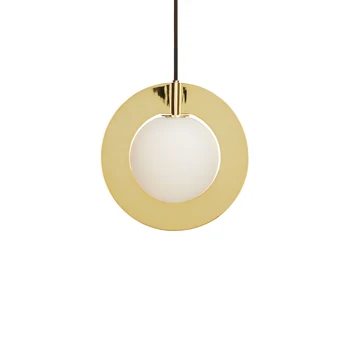 

Modern lamp suspendue lumiere LED a manger lit chambre foyer rond boule de verre noir or nordique simple moderne pendent lumie