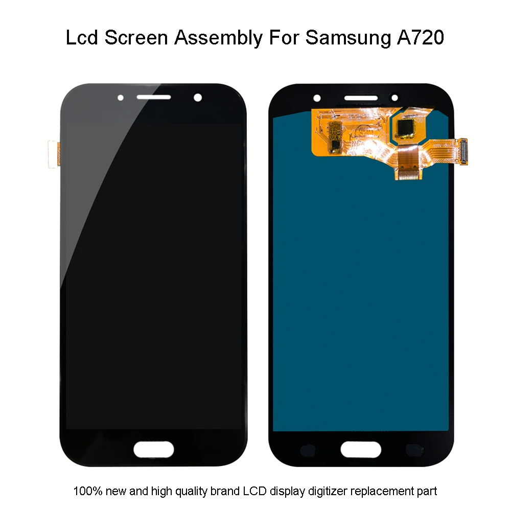 

Quality Amoled LCD For Samsung A7 2017 Touch Screen A720 A720F A720M A720Y Digitizer Assembly Replacement Screen