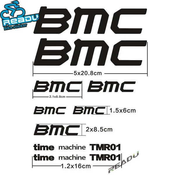 BMC bicicleta calcomanía bicicleta marco pegatinas MTB ciclismo carretera calcomanías bicicleta marco decorativo calcomanías conjunto