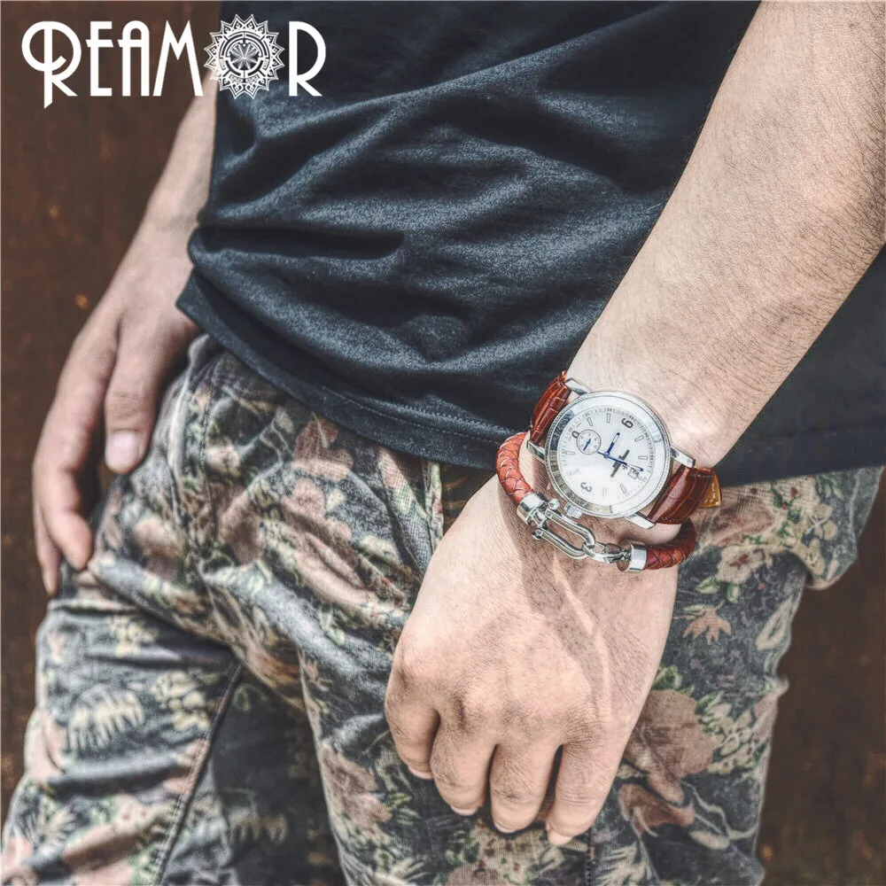 Зеркальная застежка карабин REAMOR 8 мм 316L из нержавеющей стали|diy findings|lobster claspstainless