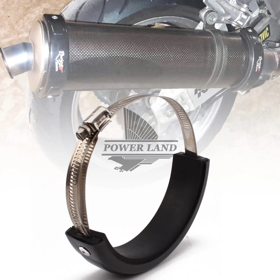 1pcs Black Motorcycle Accessories Universal Fit 100MM 140MM Oval Racing