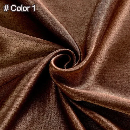 Comprar Sala de estar moderna persianas de dormitorio de alta calidad brillante franela de seda fuerte sólido insonorizado térmico cortinas opacas