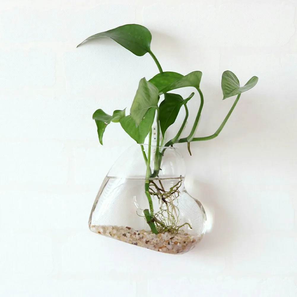Hanging Flower Pot Glass Ball Vase Terrarium Wall Fish Tank Aquarium Containerin Vases from