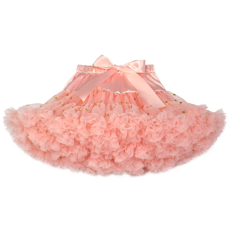 

Baby Girl Tutu Skirt pink Sequin Tulle Splicing Pleated Pettiskirt childrens Birthday Party Princess Ballet Skirt size 0-10T