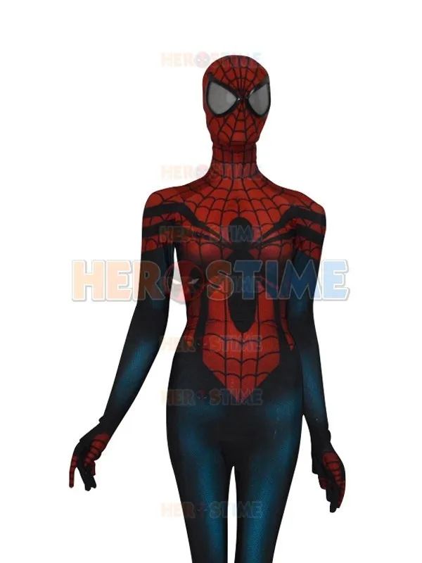 Костюм Человека-паука для девочек; Mayday Parker; костюм Человека-паука для костюмированной вечеринки; Spidey; костюм из спандекса на Хэллоуин для женщин; Костюм Супергероя человека-паука