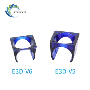 V6 канал вентилятора 3D принтеры Запчасти DIY для экструзии литой под давлением Корпус гвардии экструдер охлаждения держатель Пластик KINGROON - изображение
