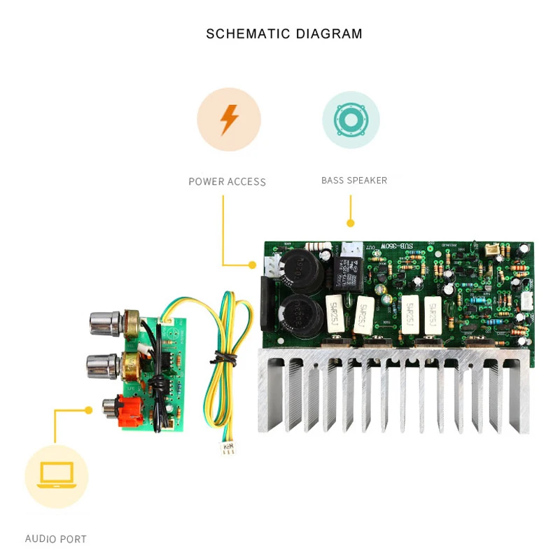Цифровой аудио усилитель доска 350 Вт моно сабвуфер усилитель для автомобиля DIY динамик двойной AC24-28V E3-005