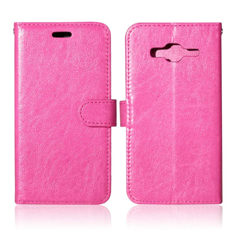 Кожаный флип чехол Crazy Horse с бумажником для Samsung Galaxy J3 J320 J3(2016) J36 задняя крышка