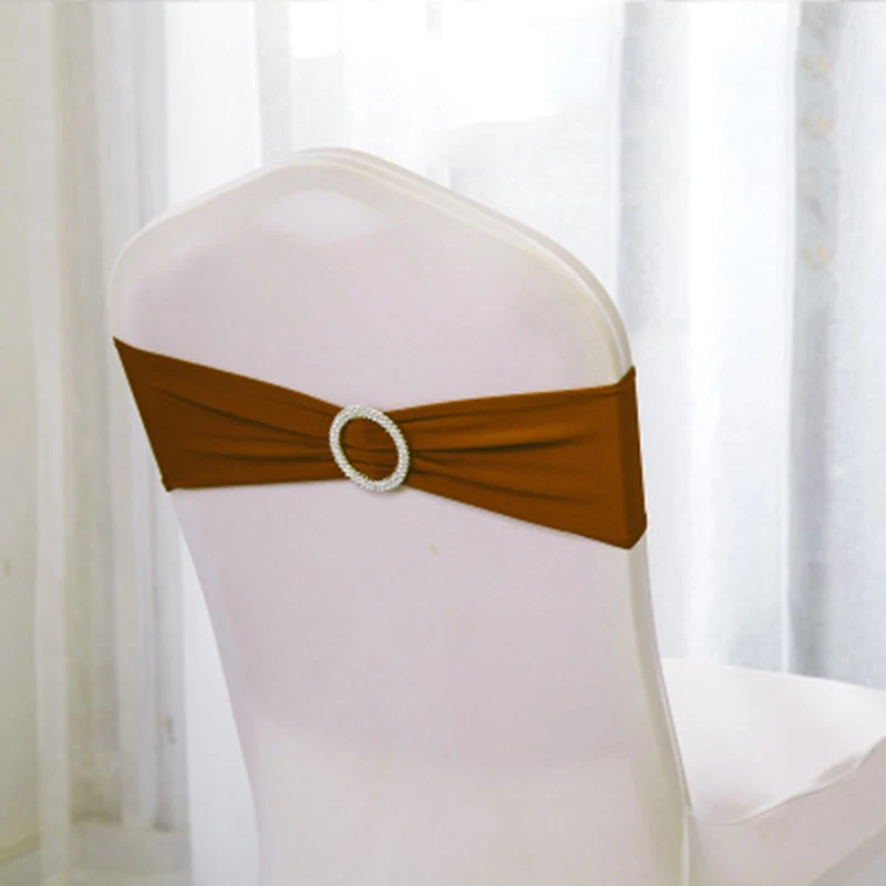 Чехлы на стулья для отелей украшения спинки стула вечерние праздничные принадлежности Эластичный Бант Лидер продаж для свадебного банкета Высокое качество 1 шт