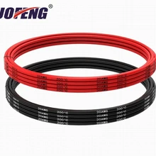 20 AWG силиконовые провода черный и красный соединительный провод луженый медный многожильный провод устойчивы к высокой температуре