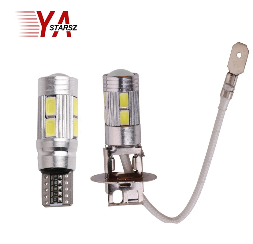 High Power 12v 1pcs H3 t10 led car light Fog led high power lamp 5630 smd