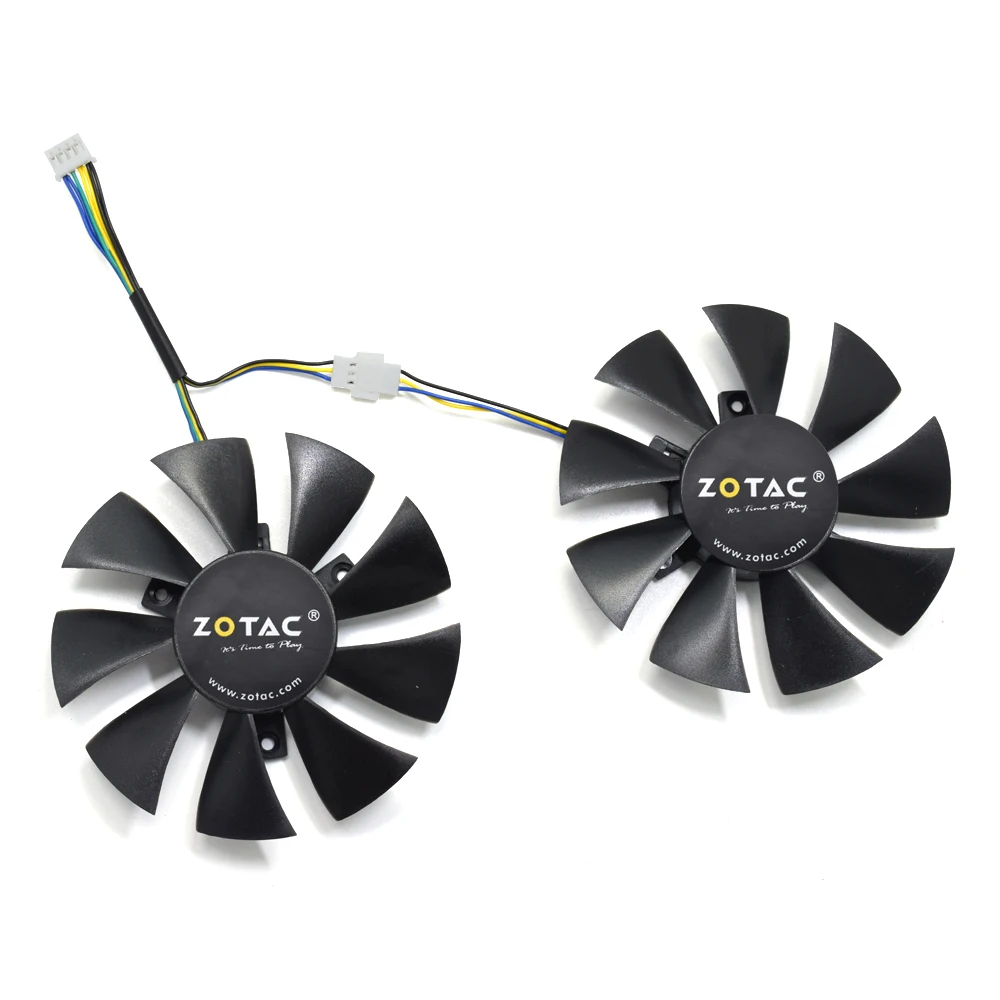 Новый вентилятор охлаждения для видеокарты ZOTAC GeForce GTX 1060 AMP Edition 1070 85 мм 12 В