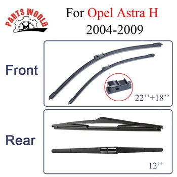 

Car Windscreen Front & Rear Wiper Arm And Blade For Opel Astra H 5 door Hatchback 2004-2009 Windshield Rubber Brush Accessories