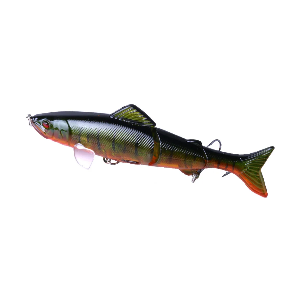 

1pcs Minnow Fishing Lure 125mm 19g Multi Jointed Sections Crankbait Artificial Hard Bait Bass Trolling Pike Carp Fishing Tools