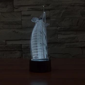 

Lugger Hotel Model 3d Lamp 7 Color Led Night Lamps For Kids Touch Led Usb Table Lampara Lampe Baby Sleeping Nightlight Room Lamp
