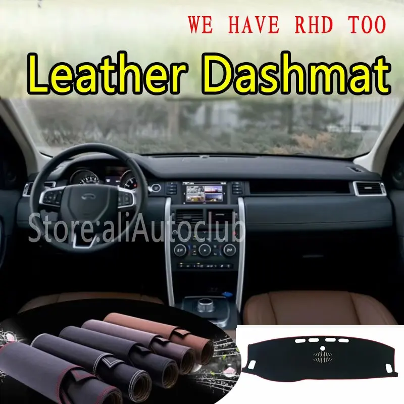 

For Land Rover Discovery Sport 2014 2015 2016 2017 2018 Leather Dashmat Dashboard Cover Dash Carpet Custom Car Styling LHD+RHD