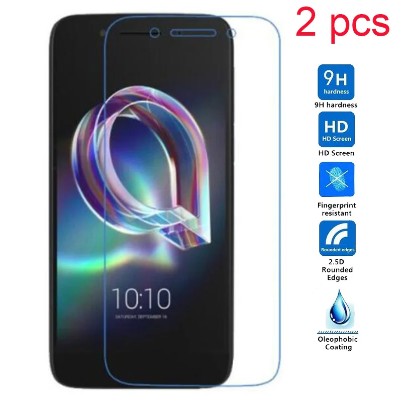 

2pcs 9H Tempered Glass for Alcatel Idol 5 6058D screen protector LCD protective film For Idol 5 6058 d 5.2" Premium Front Glass