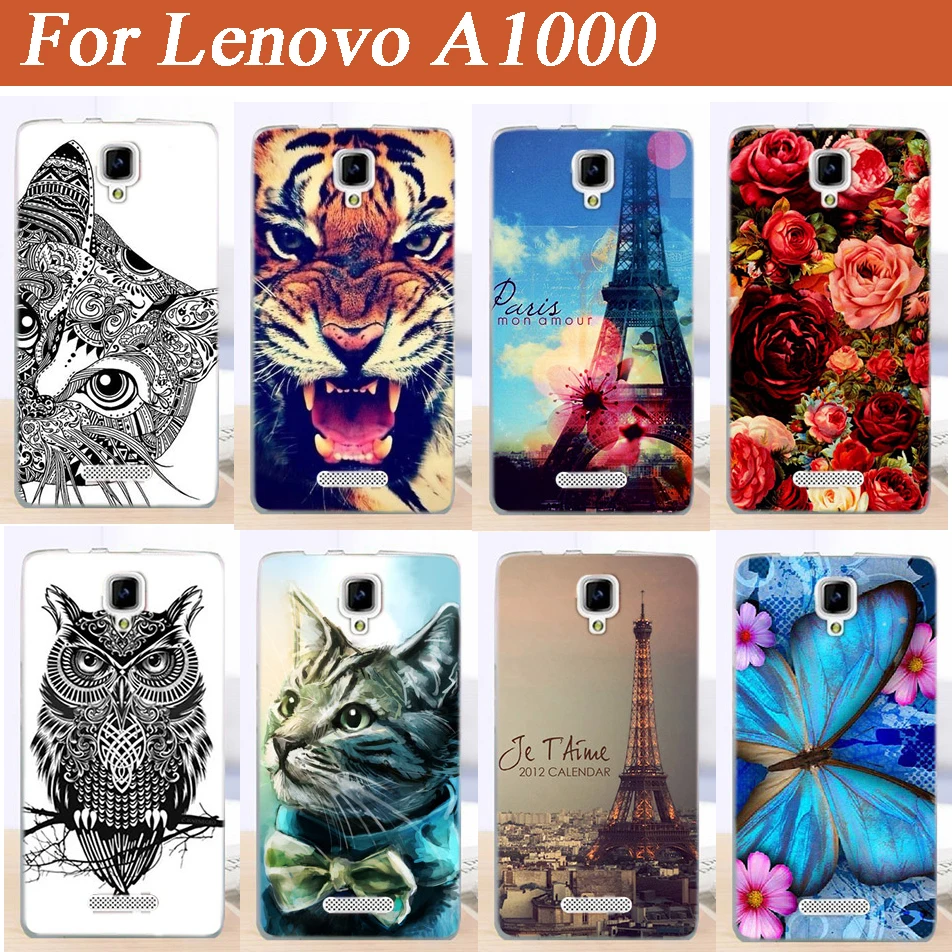 Хит продаж чехол для lenovo A1000 новый узор идеальный дизайн рисунок задняя крышка A