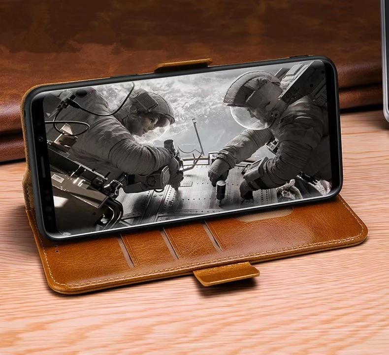 genuine leather flip case  (15)