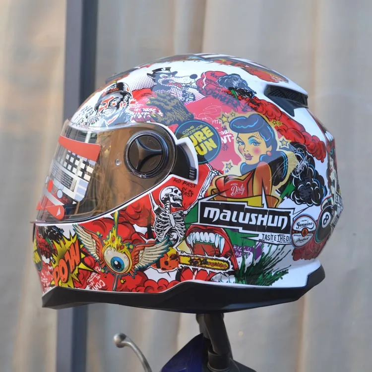 Free shipping HJC helmet double lens motorcycle helmet