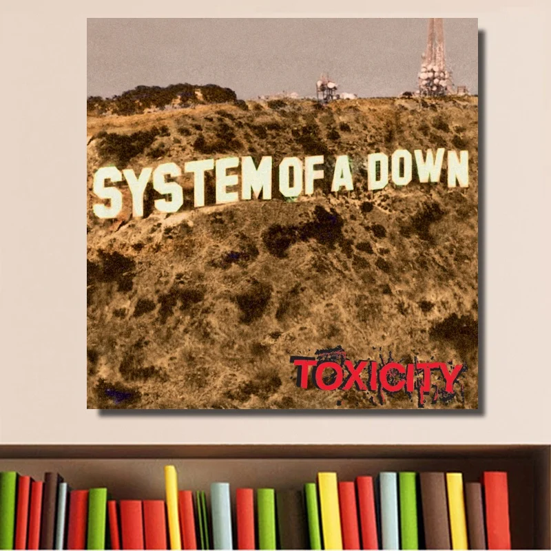 

System of A Down Toxicity Music Album Cover Poster Print on Canvas Wall Art Home Decor No Frame Dropshipping