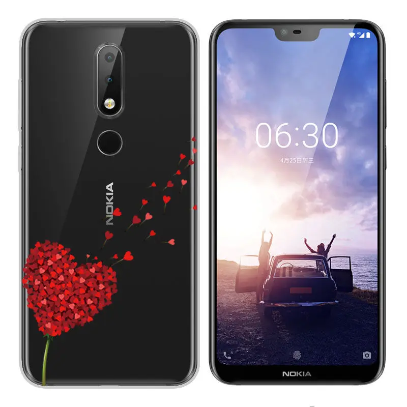 Arvin Soft TPU Case for Nokia 2 3 5 6 7 2017 Painted Cover for Nokia X6 2018 Nokia 6 2018 7 8 3.1 6.1 Protective Silicone Case  (16)