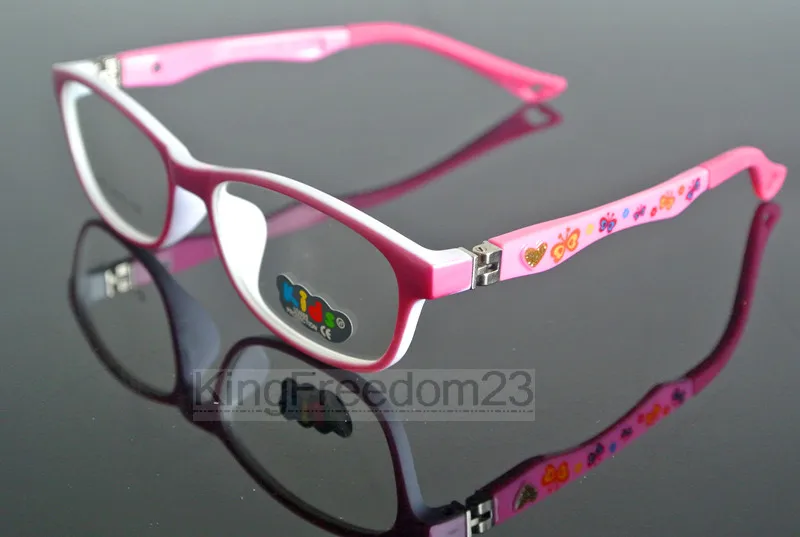 Детские весенние петли для девочек и мальчиков, розовые и белые очки в оправе, оптические очки