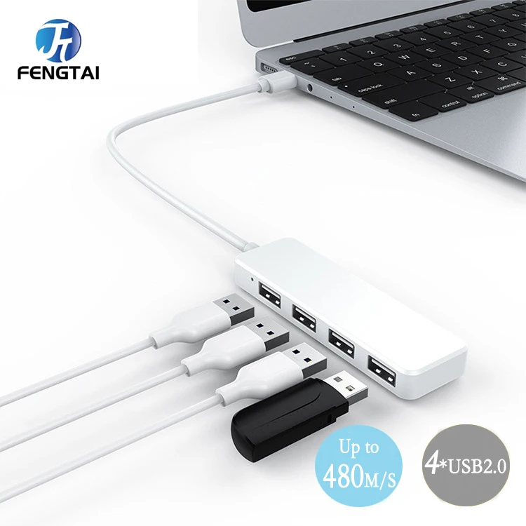 

USB Hub 2.0 Multi USB 2.0 Hub USB Splitter High Speed 4 Ports Hab All In One For PC Computer Accessories