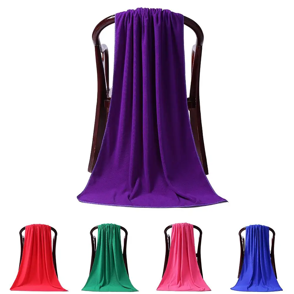 

80 x 180cm Large Absorbent Microfiber Drying Beach Swim Sport Bath Towel Sheet Home Textile！