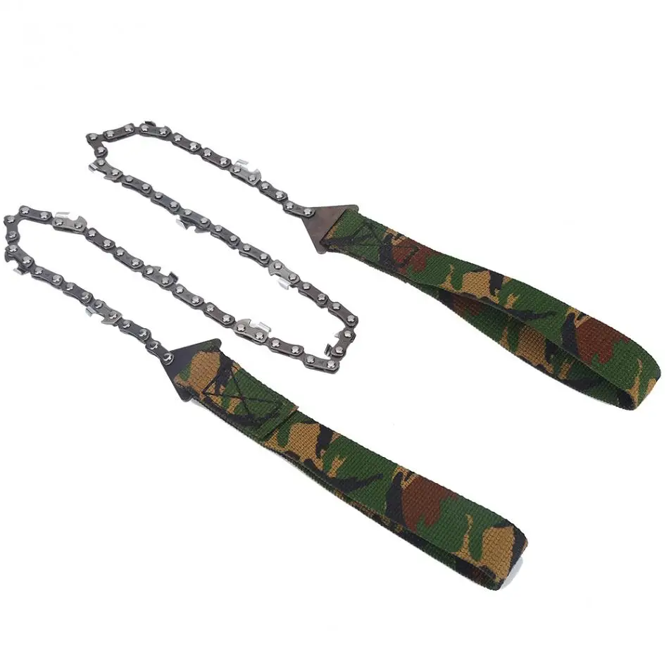 Multifunctional Outdoor Camping Saws Pocket Chain Saw Camouflage