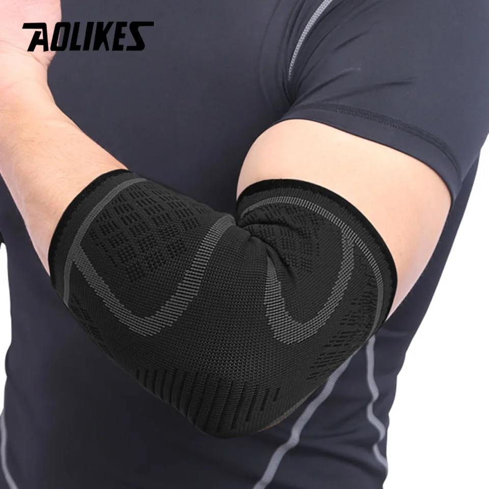 AOLIKES 1 шт. 2019 Новый локоть Поддержка эластичный спортивный для спортивного зала