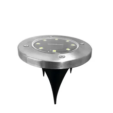 GYLBAB Солнечный заземляющий штекер в легкой танкетке из нержавеющей стали для газона бассейн Сад песок открытый