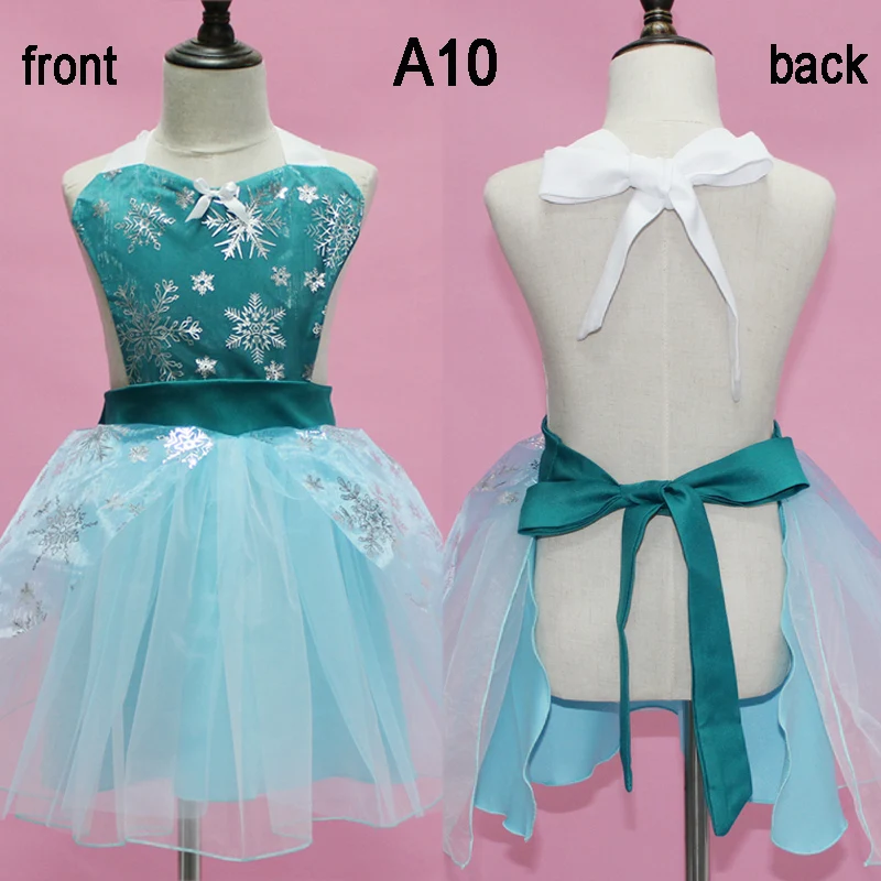 Costumes for Girls Mermaid Snow White Elsa Costume Minnie Anna Cosplay Princess Tutu Apron for Halloween Christmas Easter Party