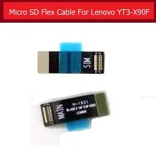 

Genuine Sim & Micro SD Memory Card Flex Cable For Lenovo YOGA Tab 3 Pro YT3-X90F Sim Card Board Connector Mainboard Flex Ribbon