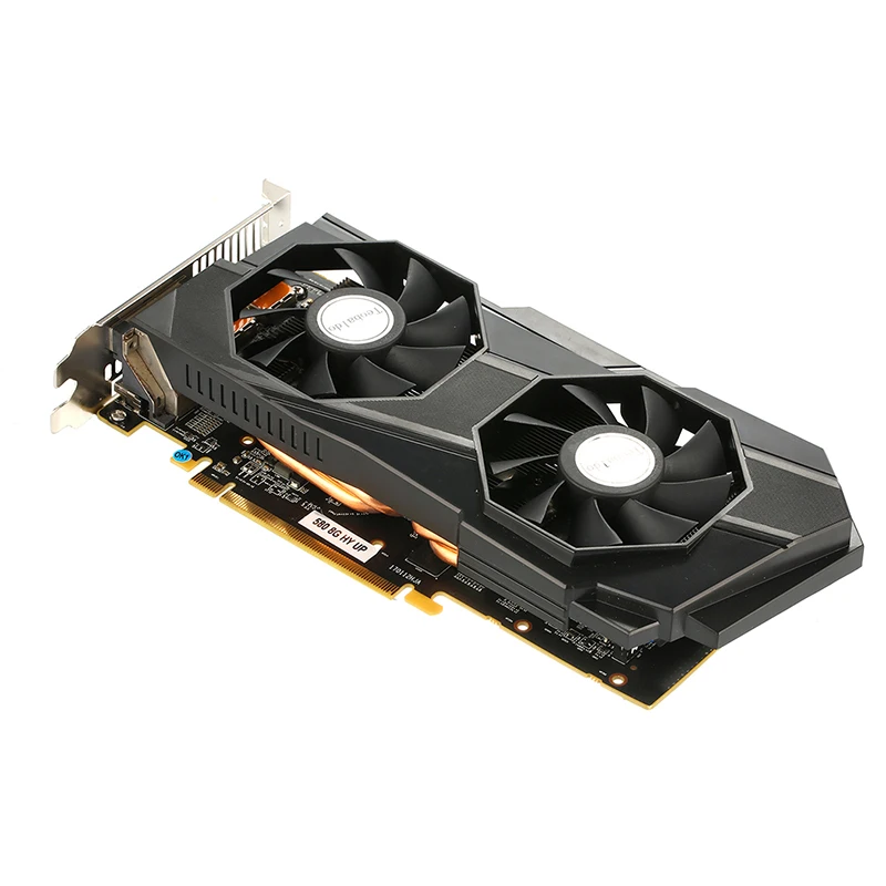  RX 580 Grafik Karte 8g 2048SP Pc 256Bit GDDR5 PCI Express 30X16 HDMI DP DVI Für Büro bergbau ETH Gr