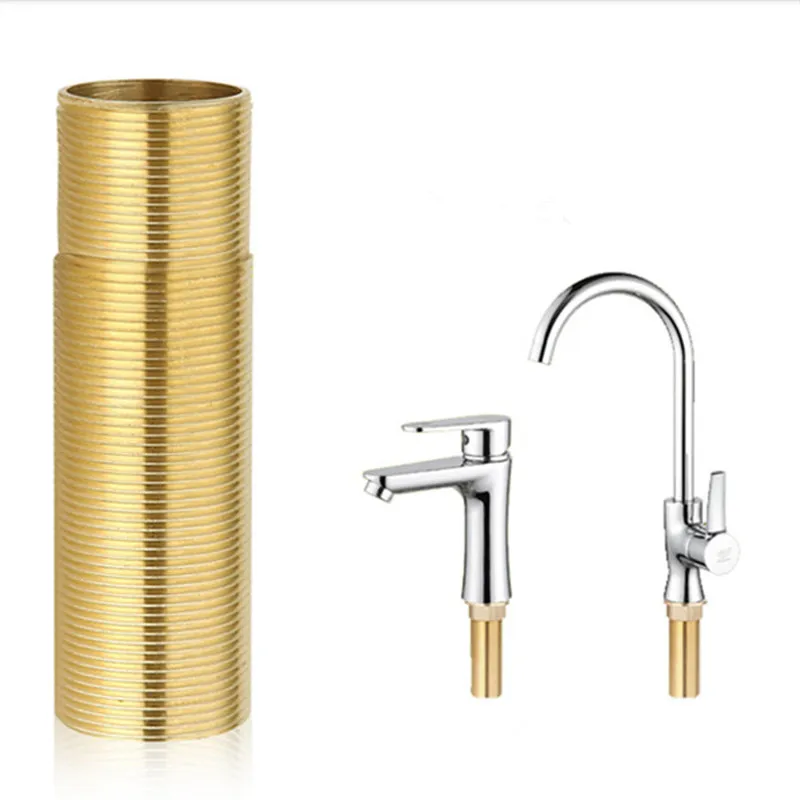 Buy All copper stainless steel faucet fixed foot thicken lengthened fixed foot