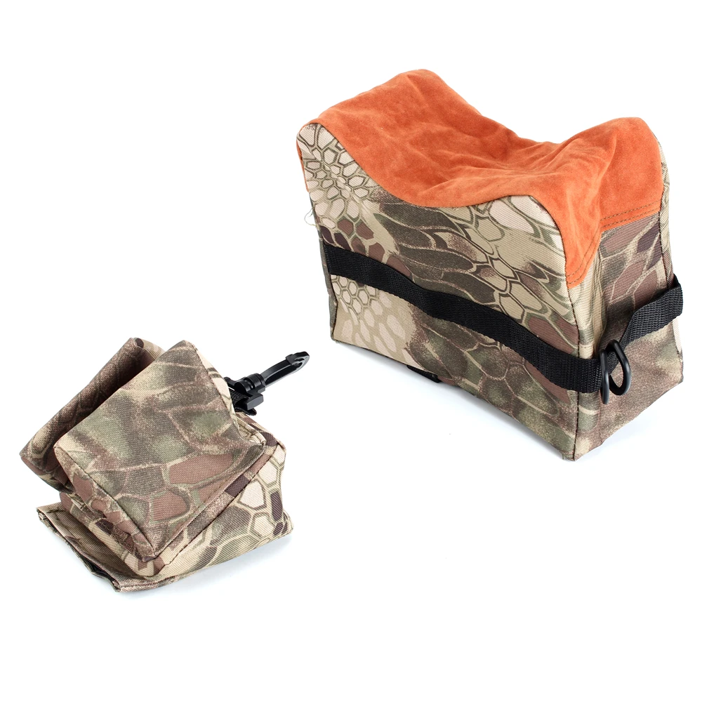 ohhunt Front and Rear Shooting Rest Bag Set Portable 600D Oxford Hunting Accessories Black Army Green Camouflage (12)