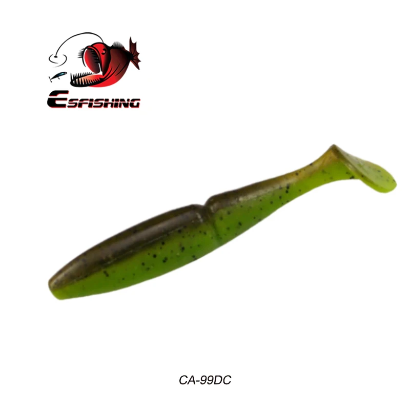 ESFISHING качество приманки Easy Shiner от Шад 100 мм 125 мм 155 мм 200 мм Pesca рыбалка мягкие воблеры, силиконовые приманки воблеры Leurre Souple - Цвет: CA99DC