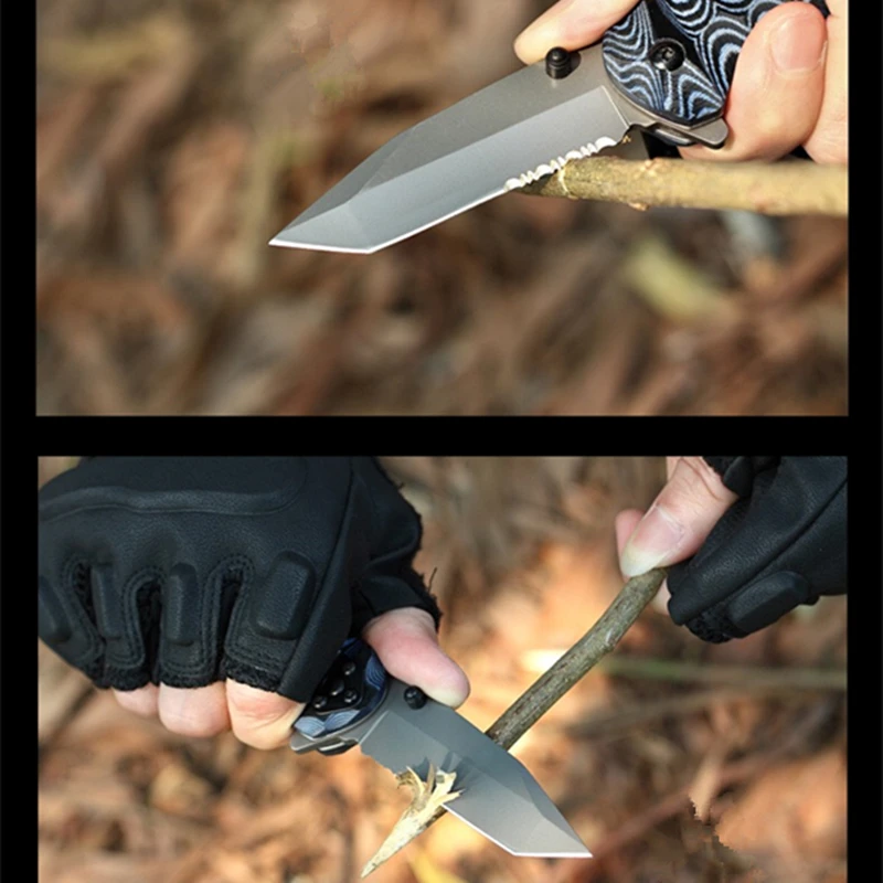 Горячая Распродажа, складной нож 5CR13MOV, вспомогательный Походный нож для выживания, тактический практичный инструмент для повседневного использования, карманный нож