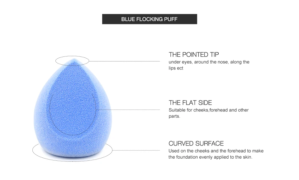 O.TWO.O бархат макияж Губка из микроволокна пух поверхности Косметическая пуховка буфами на рукавах порошок отбеливающий увлажняющий bb-крем