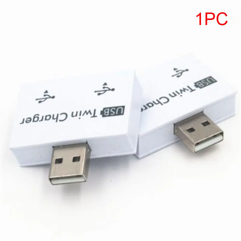 2 порта usb-хаб для телефона планшета практичный сплиттер профессиональный модный стабильный двойной зарядное устройство ABS Портативный адаптер удлинитель